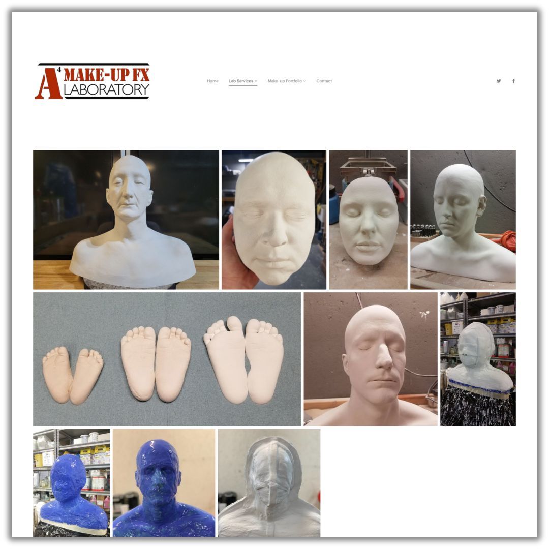 A4 Makeup FX Laboratory - SFX-portfoliowebsite