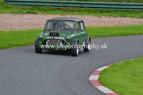 Morris Mini driven by Roy Bolderson