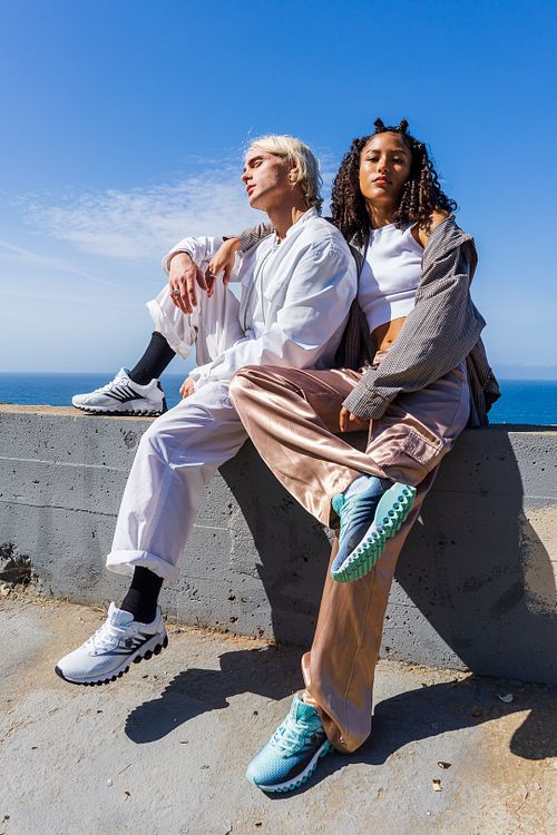 Product lifestyle outdoor photography of K-Swiss sneakers in Los Angeles — captured by David Andrade