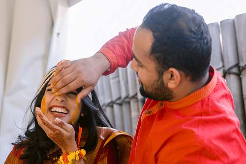 Traditional Bangladesh Gaye Holud Ceremony
