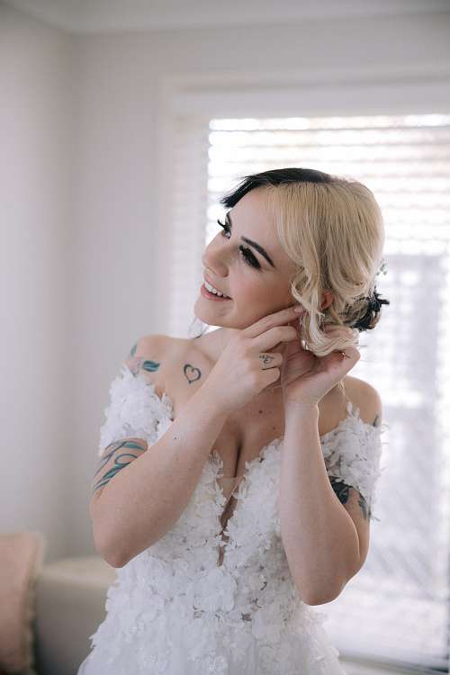 Bride Getting Ready