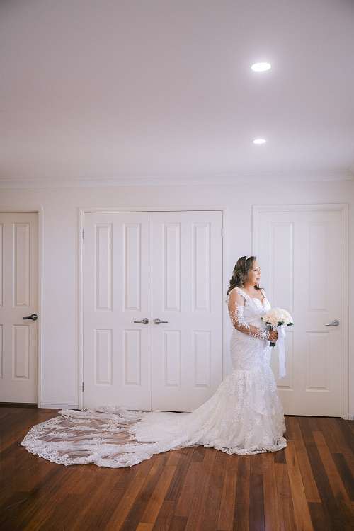 Bride Getting Ready