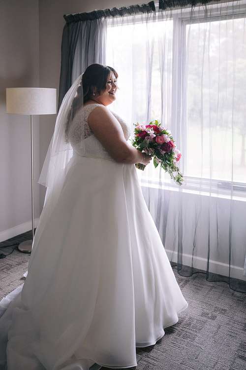 Bride Getting Ready