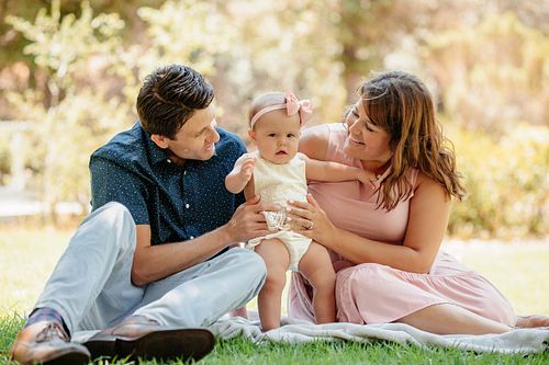 Savannah family portrait photography in Savannah GA Park