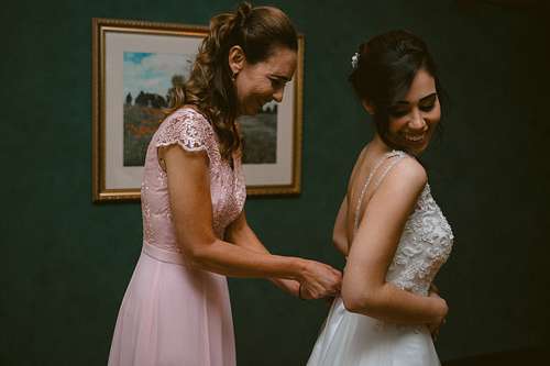 Bride Getting Ready