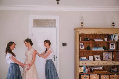 Bride Getting Ready