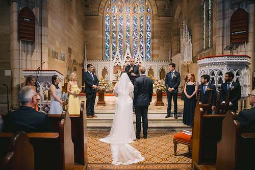Church Wedding Ceremony at St Philip's Anglican Church