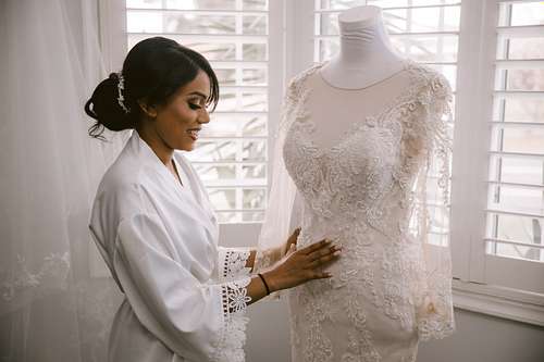 Bride Getting Ready
