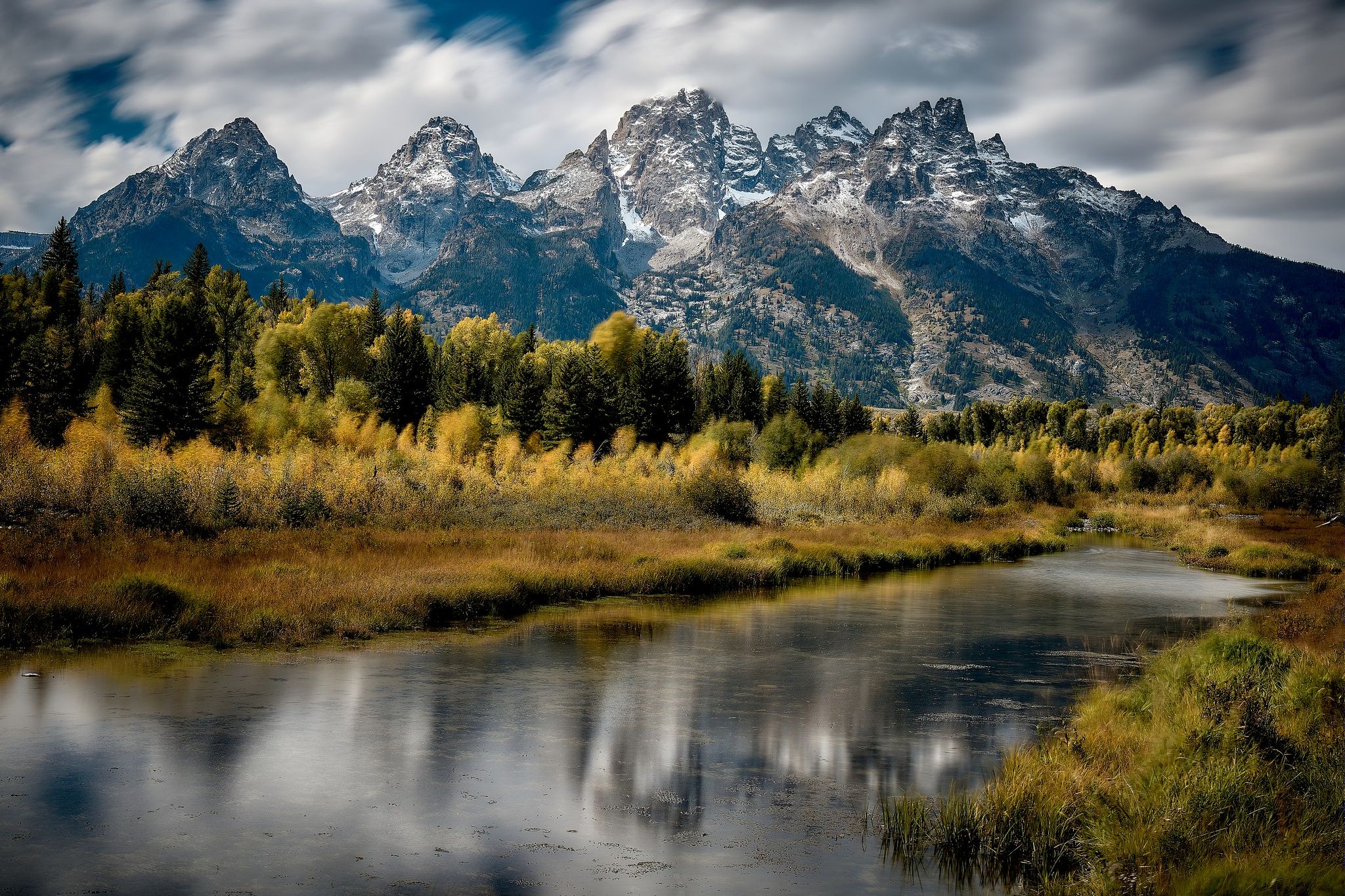 Iconic View from Schwabacher Landing - Jackson, Wyoming