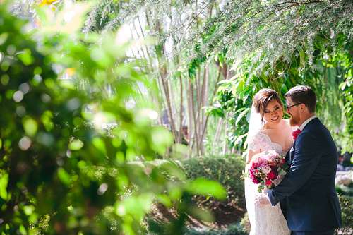Bridal Portraits at at Chinese Garden of Friendship