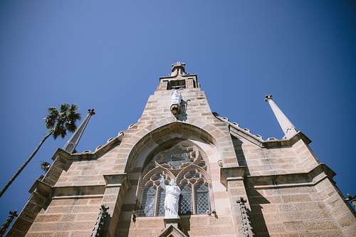 Church Wedding Ceremony at Holy Name of Mary