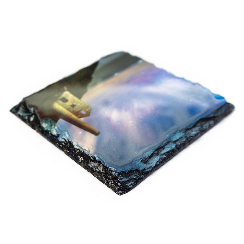 Slate Coaster - Wheal Coates