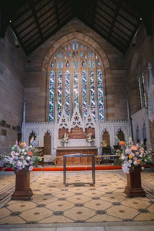Church Wedding Ceremony at St Philip's Anglican Church