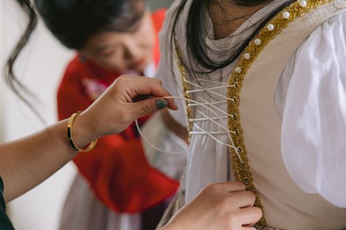 Bride Getting Ready