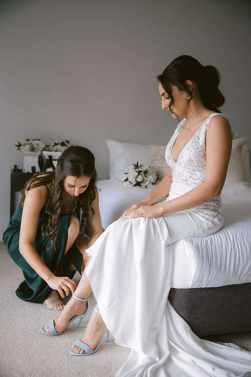 Bride Getting Ready
