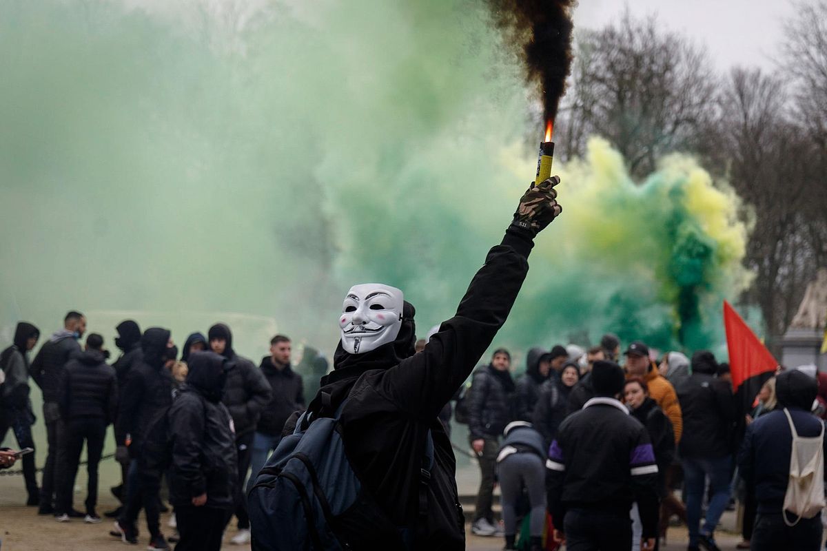 BELGIUM - PROTEST - ANTI COVID - RESTRICTIONS