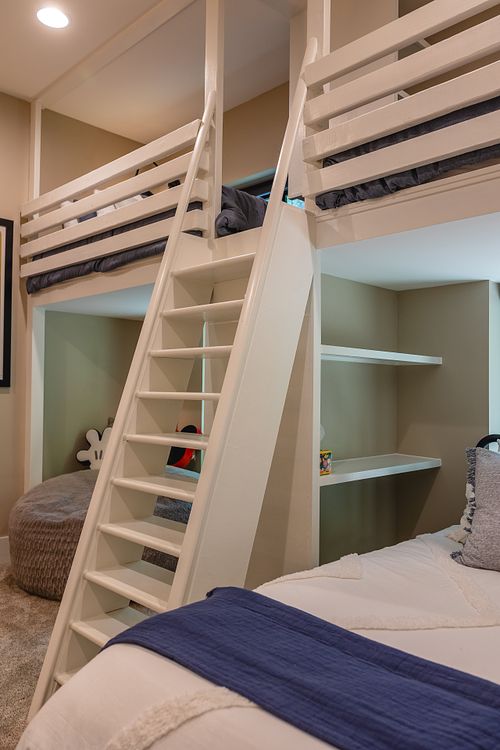 Stair and railings of bunkbed