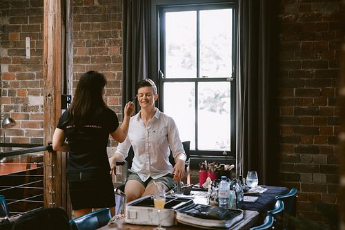 Brides Getting Ready for their Same Sex Wedding