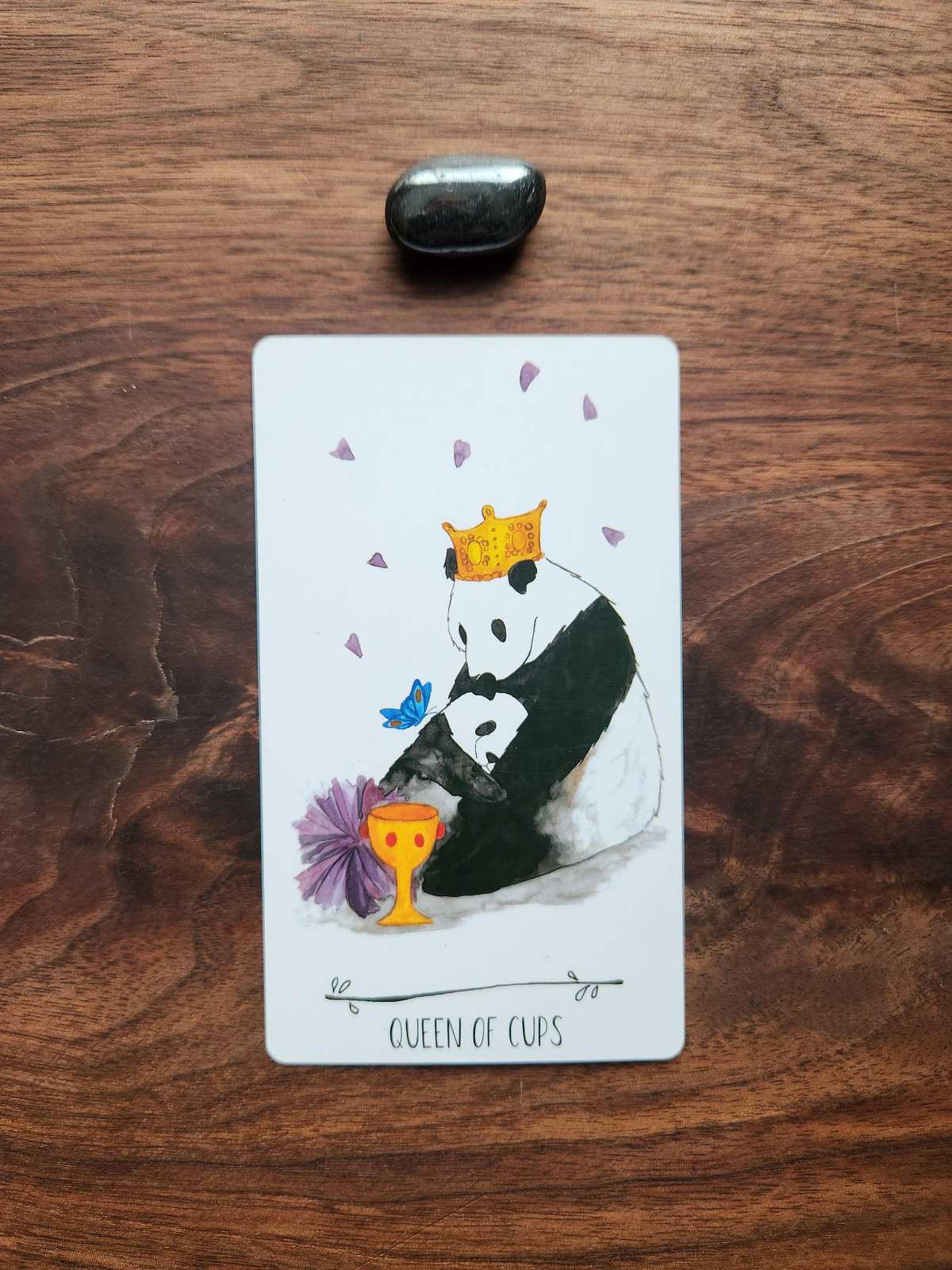 Hematite and Queen of Cups