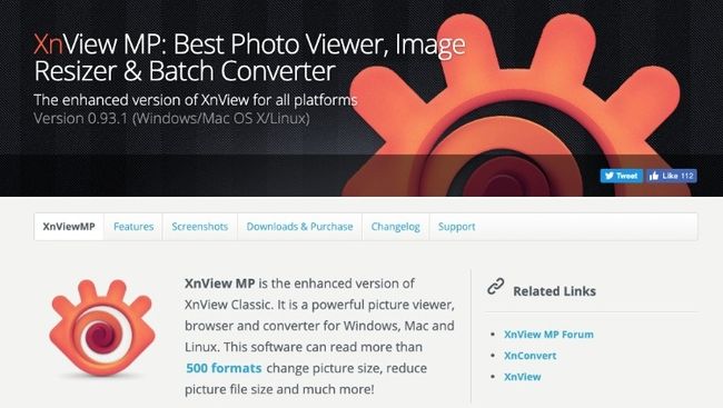 Organizador de fotos XnViewMP