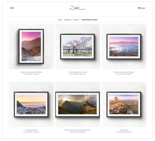 Fine Art Print Store on Pixpa