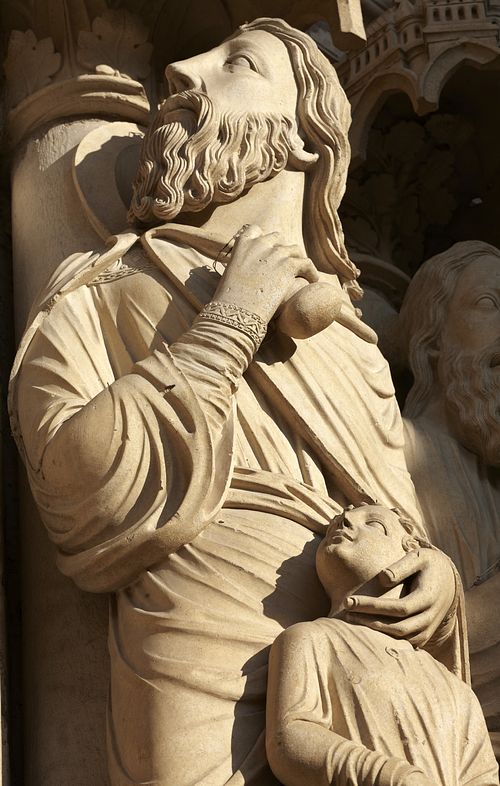 chartres, cathedrale,gothique, sculpture, portail nord