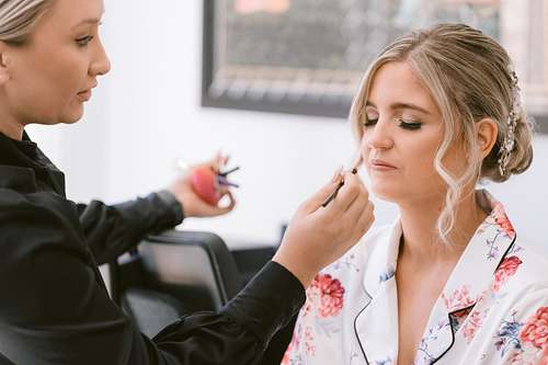 Bride Getting Ready