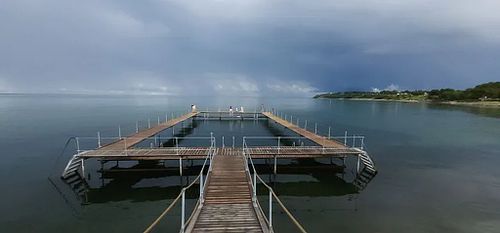 Sea swimming pool in Gilleleje, Denmark. A great summer house and sea trout fishing location.