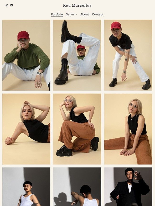 Rou Marcellus - Site Web du portfolio de photographes de mode