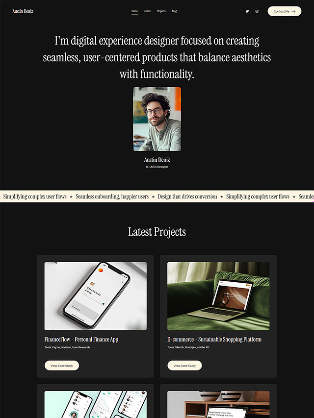 Pulse - Pixpa Portfolio Website Templates