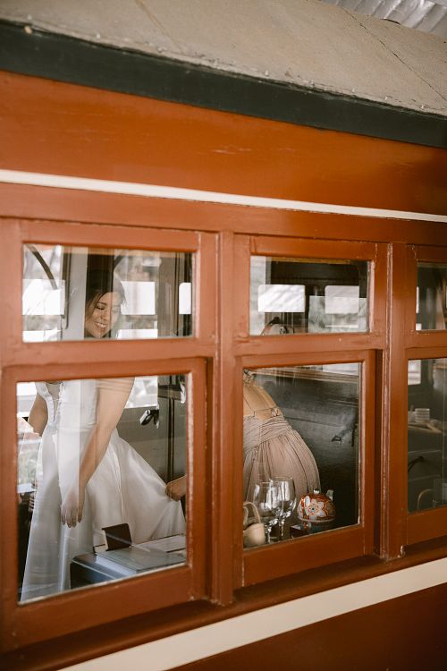 Bride Getting Ready