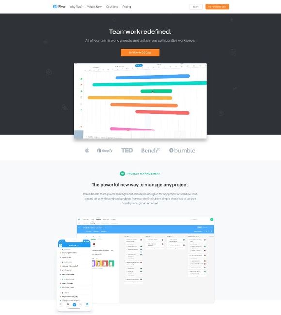 Приложение FLOW для управления проектами