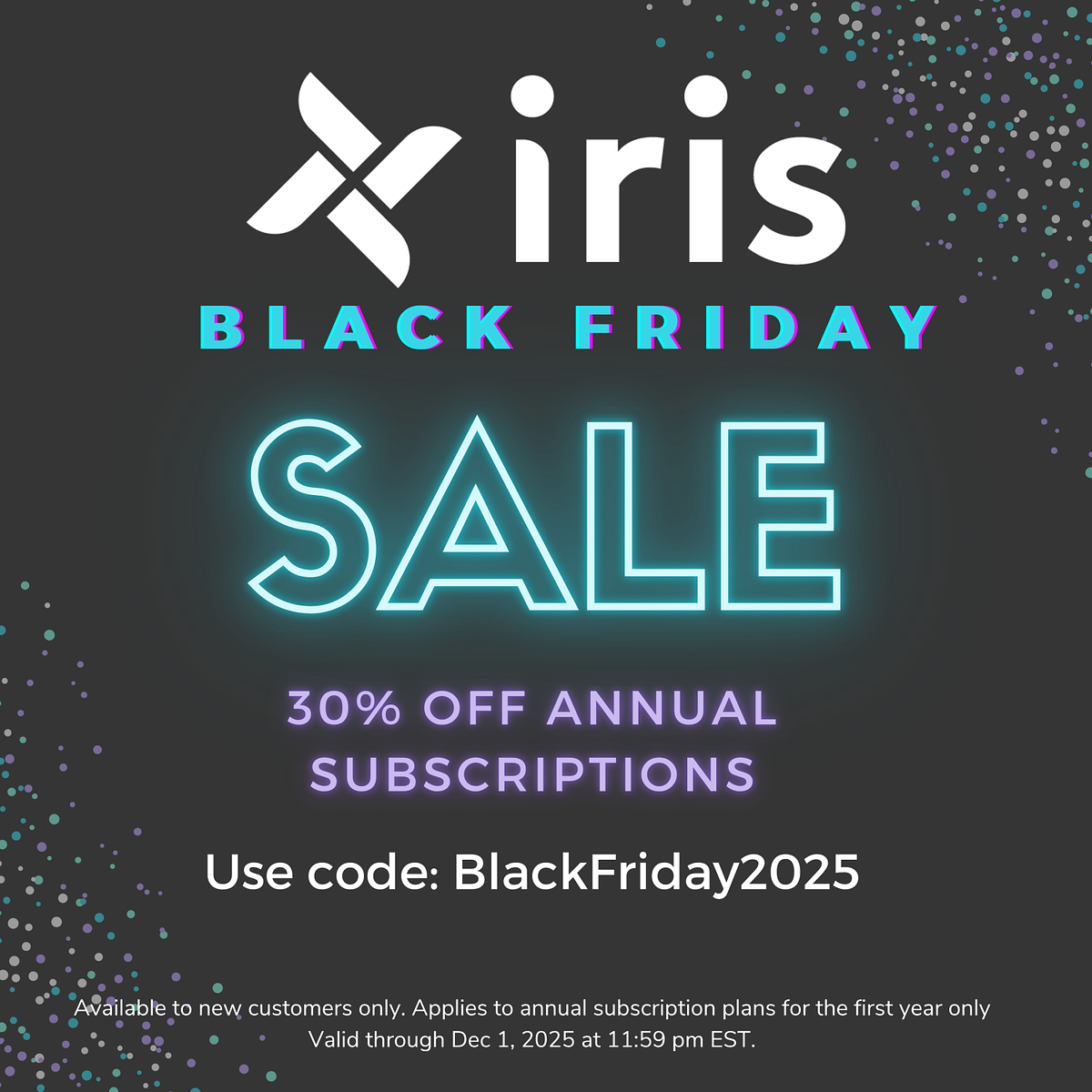 iris works black friday