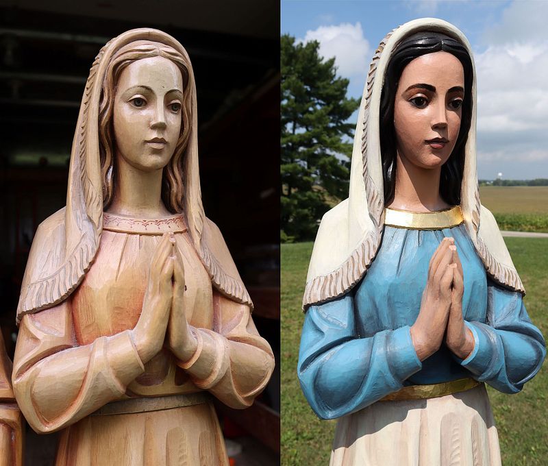 St Bernadette Statue Restoration