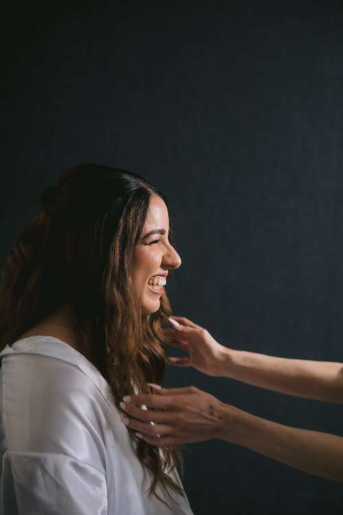 Bride Getting Ready