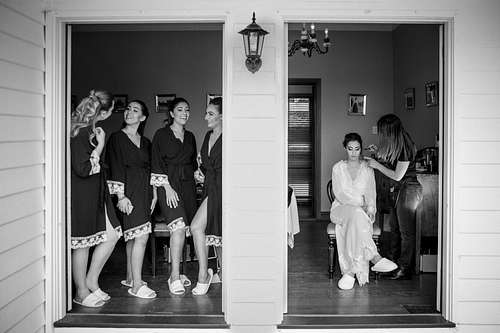 Bride Getting Ready