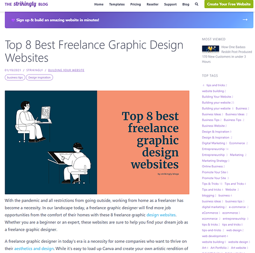 Top 8 Best Freelance Graphic Design Websites
