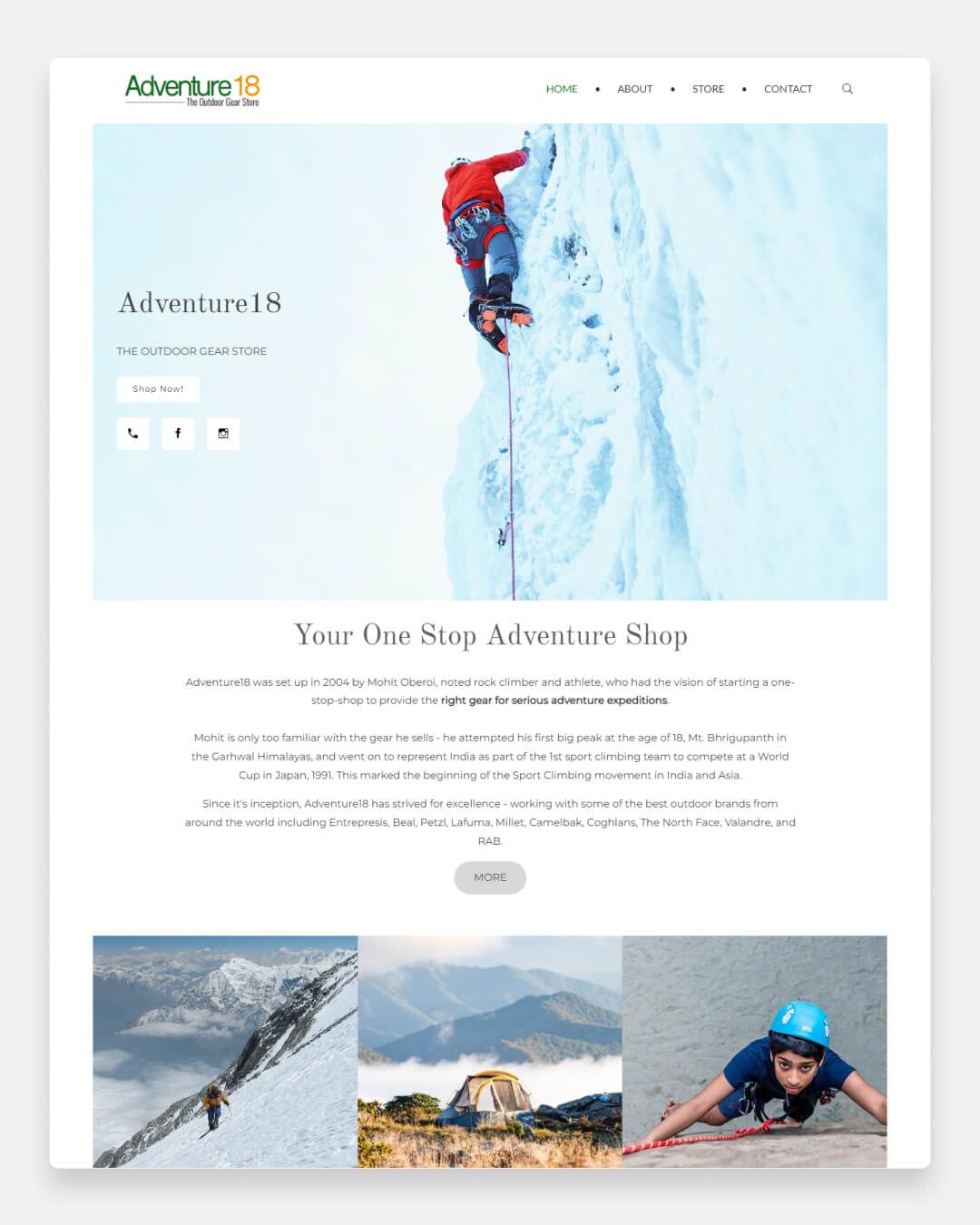 website van Mohit Oberoi