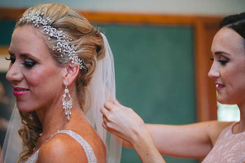 Bride Getting Ready
