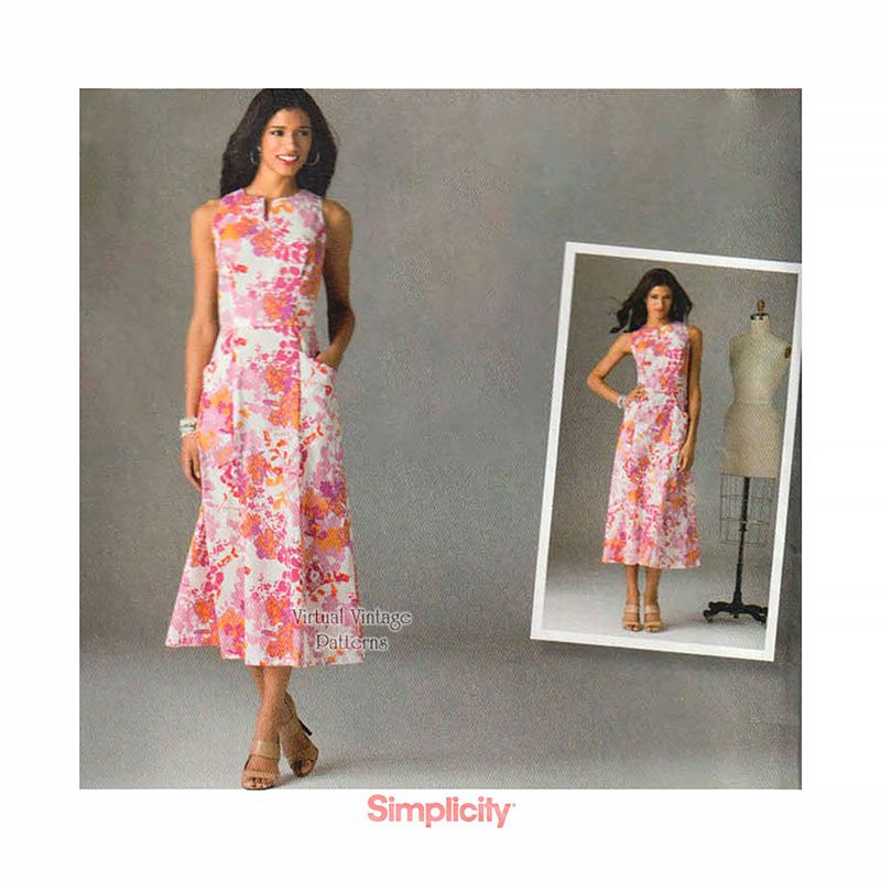 90s dress patterns 90s Sewing Pattern: McCall's 7418 Evening Dress with Back Shoulder Str –  Patterns Central main image 0