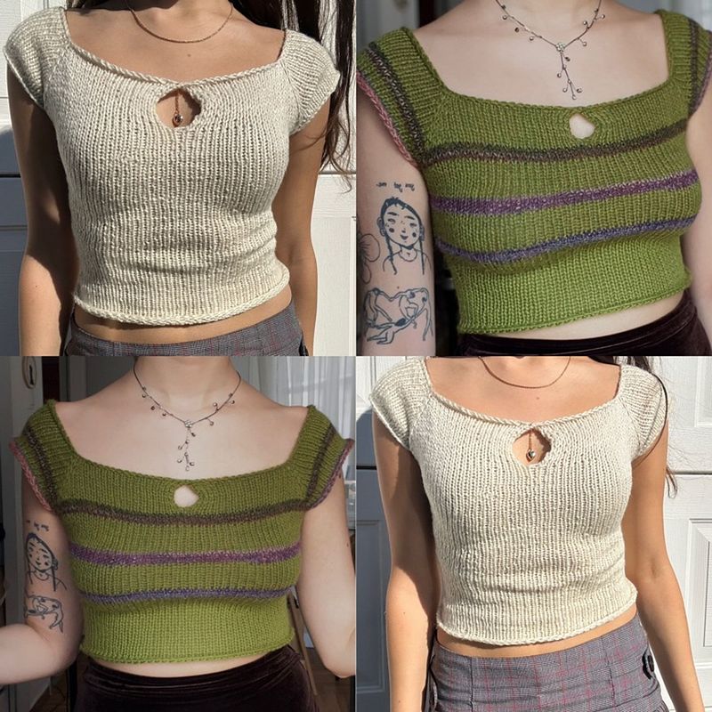 June Bug Top- Knit PDF Pattern