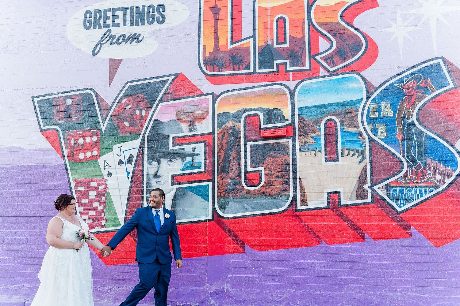 Elopement at The Art District Photoshoot, Las Vegas Nevada