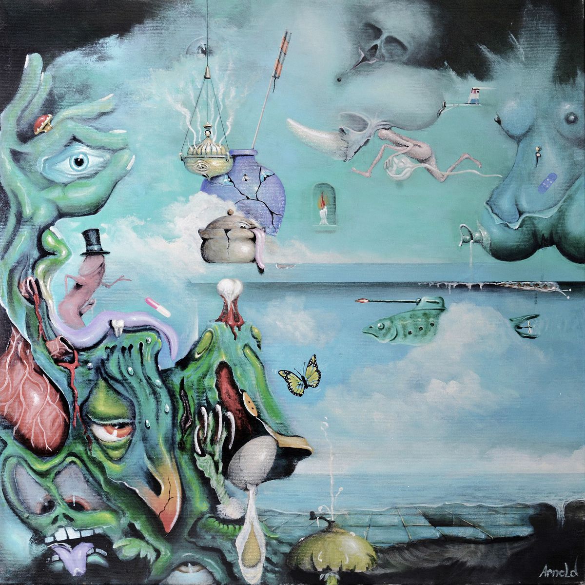 Still live on the wall – surreal art by Dutch artist Arnold Janssen