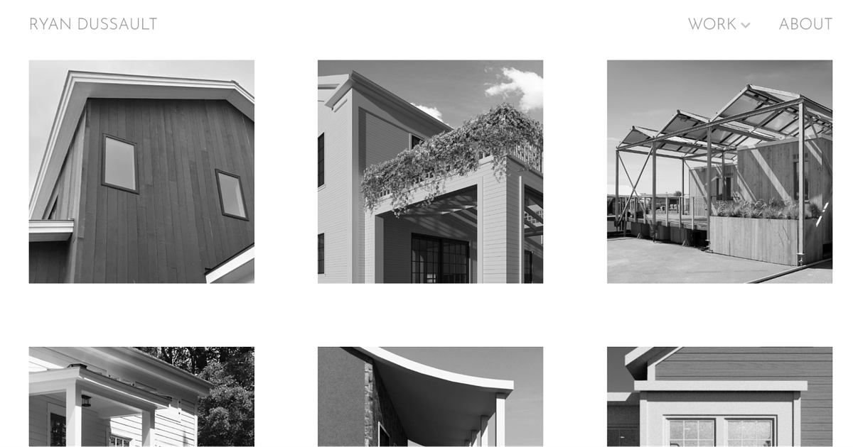portfolio di architettura portfolio in bianco e nero