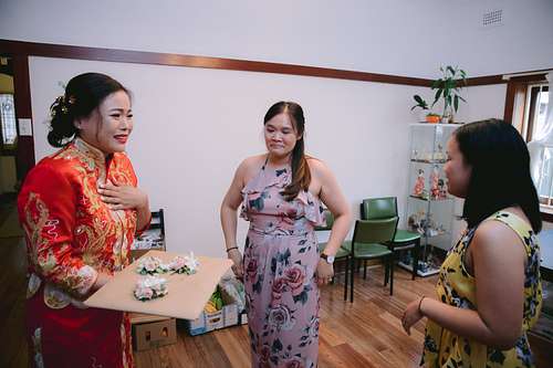 Bride Getting Ready