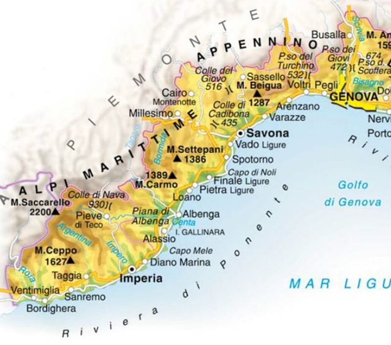 Die 8 schönsten Küstenpromenaden West von Genua - Blumenriviera