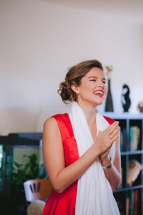 Bride Getting Ready