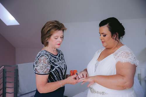 Bride Getting Ready