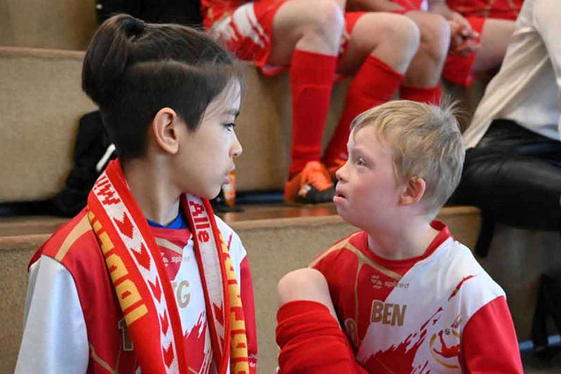 Unterschiedliche Handicaps im inklusiven Fußball