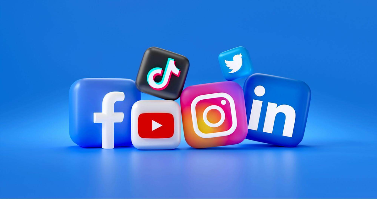 Social media platform icons